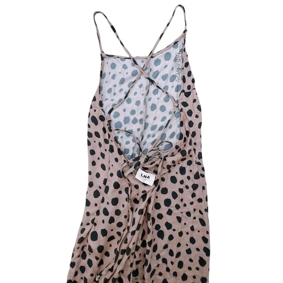 LNA Feline Leopard Jumpsuit Cross Back Size XXS 🐆 - Picture 6 of 6
